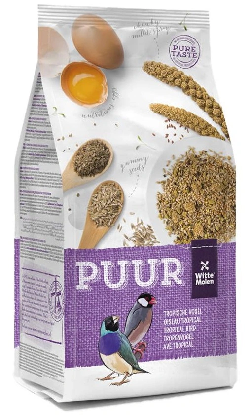 Puur fuglefoder til tropiske fugle 2 kg